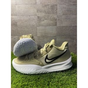 RARE Nike Kyrie 4 Team Basketball Shoes Gold Black White DM5041-701 MEN'S Sz 9